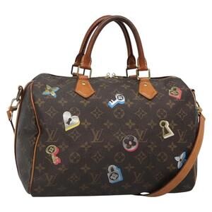 LOUIS VUITTON Love Block Speedy Bandouliere 30 Bag M44365